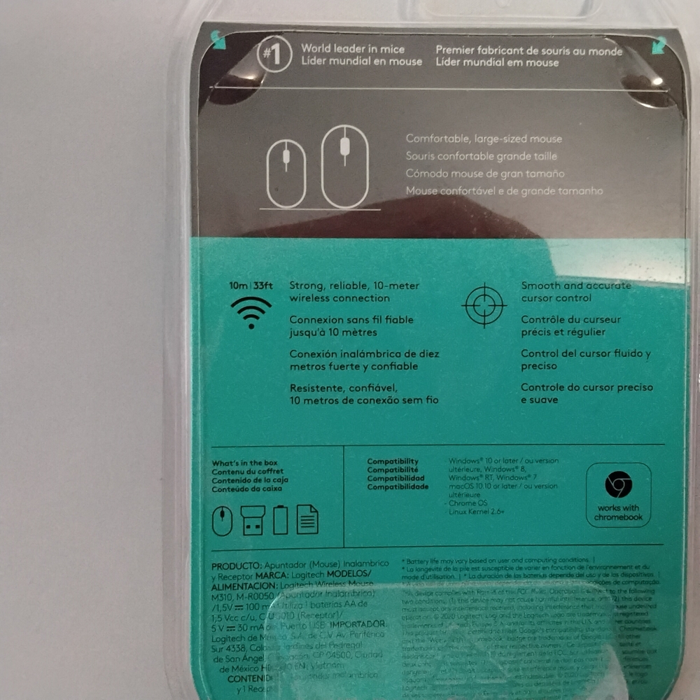 Logitech Wireless Mouse *Battery included " - Picture 3 of 3